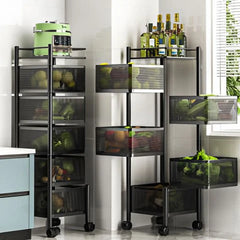 Multi-Tier Rolling Storage Cart